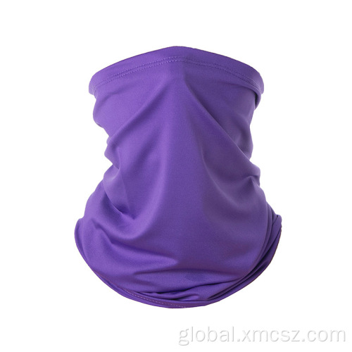 China Custom purple neck chief face bandana scarf Supplier
